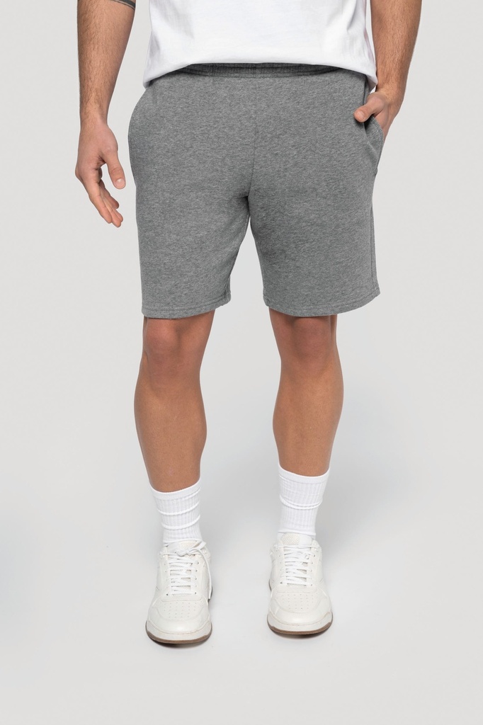 [K7026-Black-S] Bermuda écoresponsable homme (K7026) (Black, S)