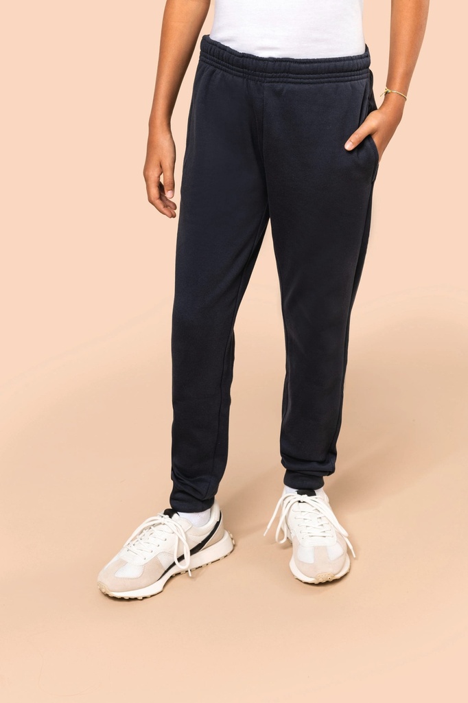 [K7022-Black-4/6 ans] Pantalon molleton enfant (K7022) (Black, 4/6 ans)