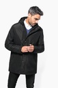 Parka avec capuche amovible homme (K656)