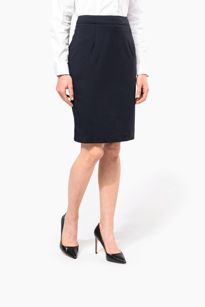 [K732-Black-34 fr] Jupe droite (K732) (Black, 34 fr)