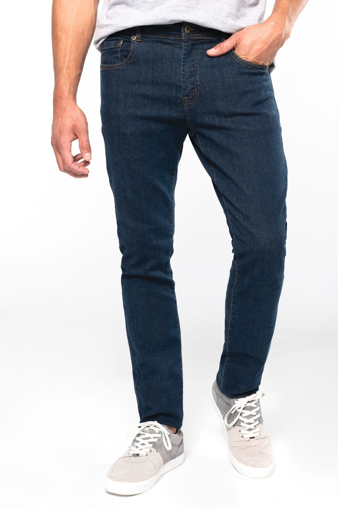 [K742-Blue rinse-36 fr] Jean basic homme (K742) (36 fr)