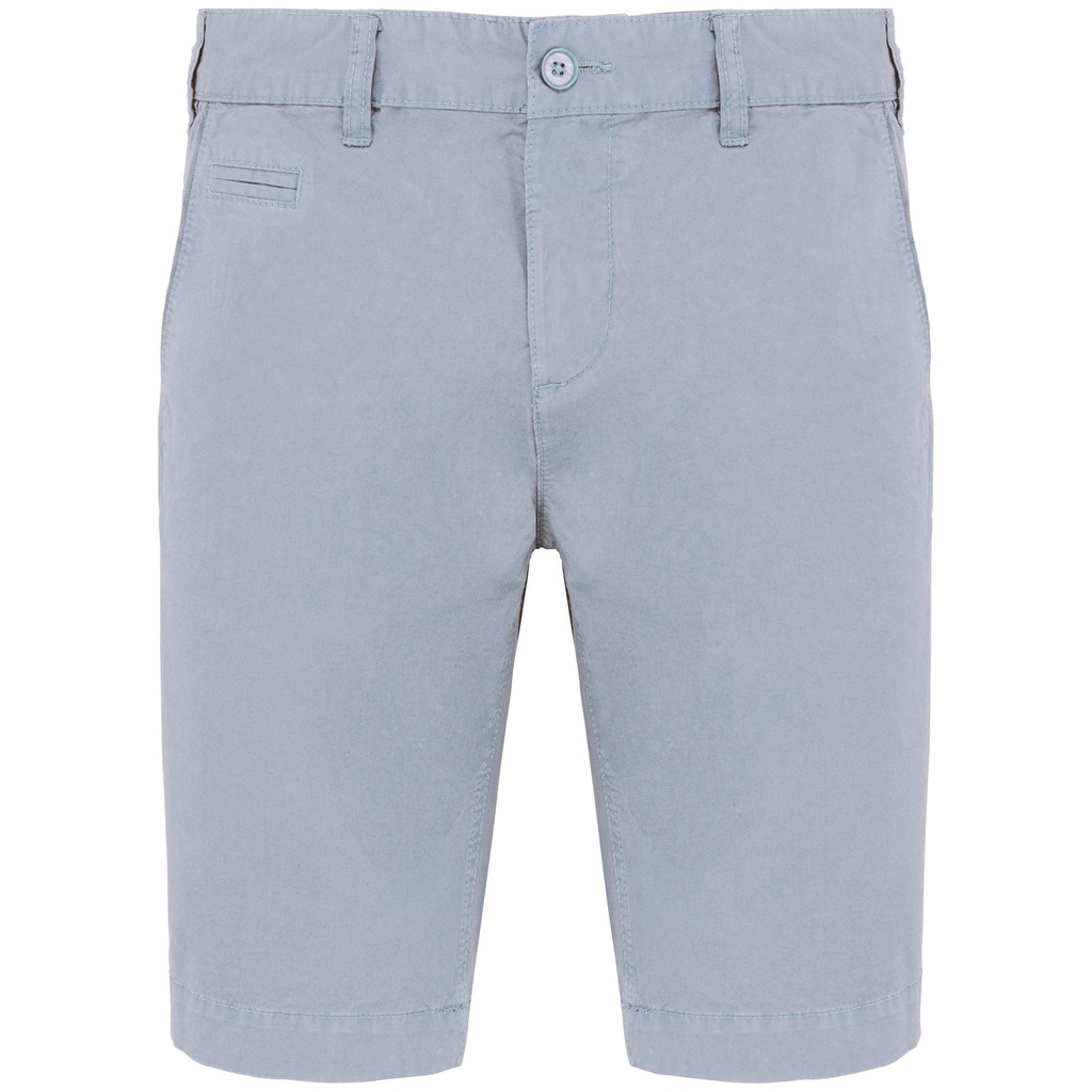 [K752-Washed charcoal-38 fr] Bermuda aspect délavé homme (K752) (Washed charcoal, 38 fr)