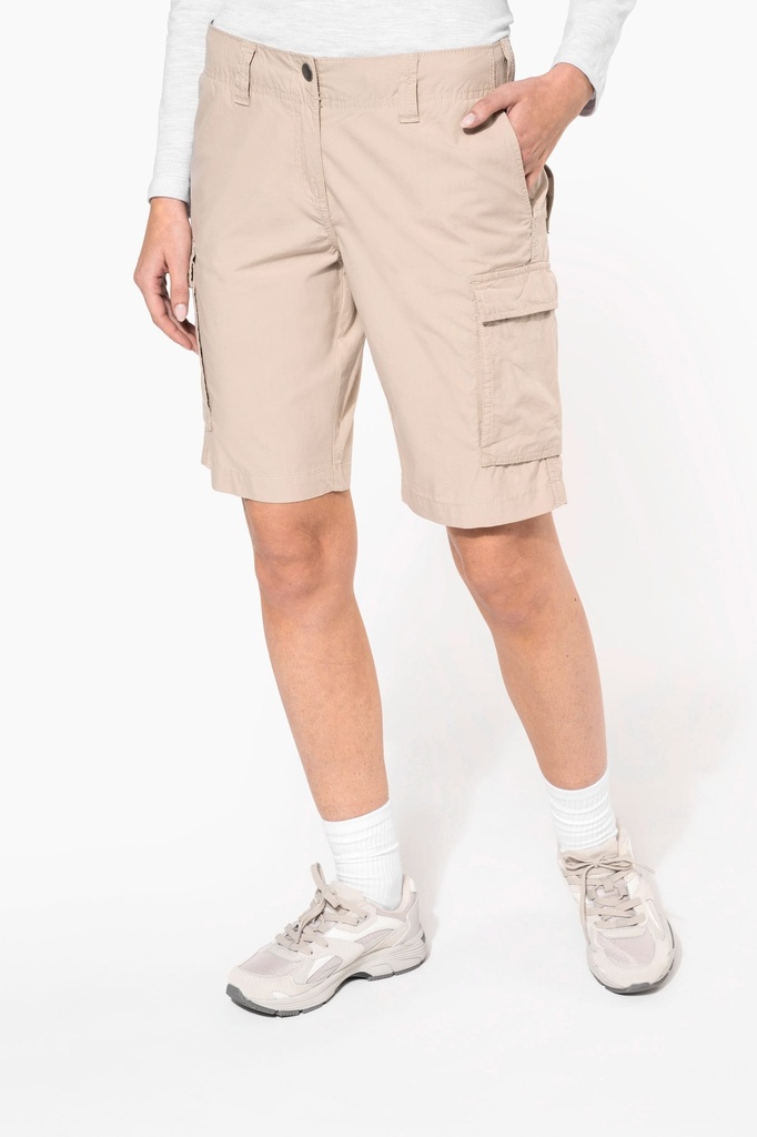 Bermuda léger multipoches femme (K756)