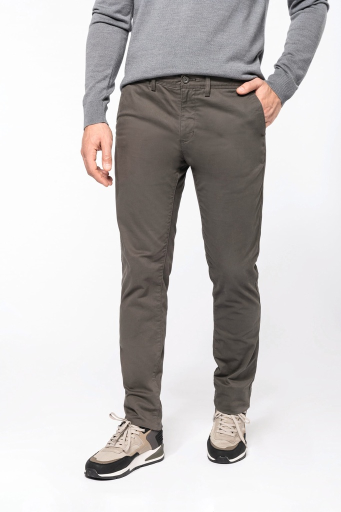 [K748-Washed bronze-38 fr] Chino premium homme (K748) (Washed bronze, 38 fr)
