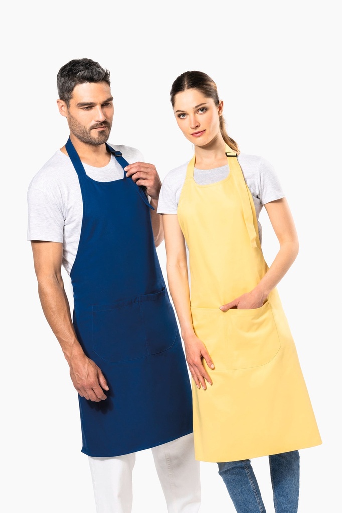 Tablier avec poche en coton Bio (K8007)