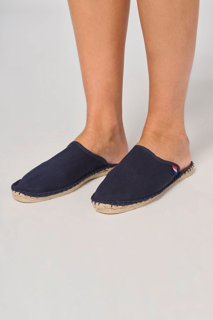 [K841-Black-40 eu] Mules espadrilles (K841) (Black, 40 eu)