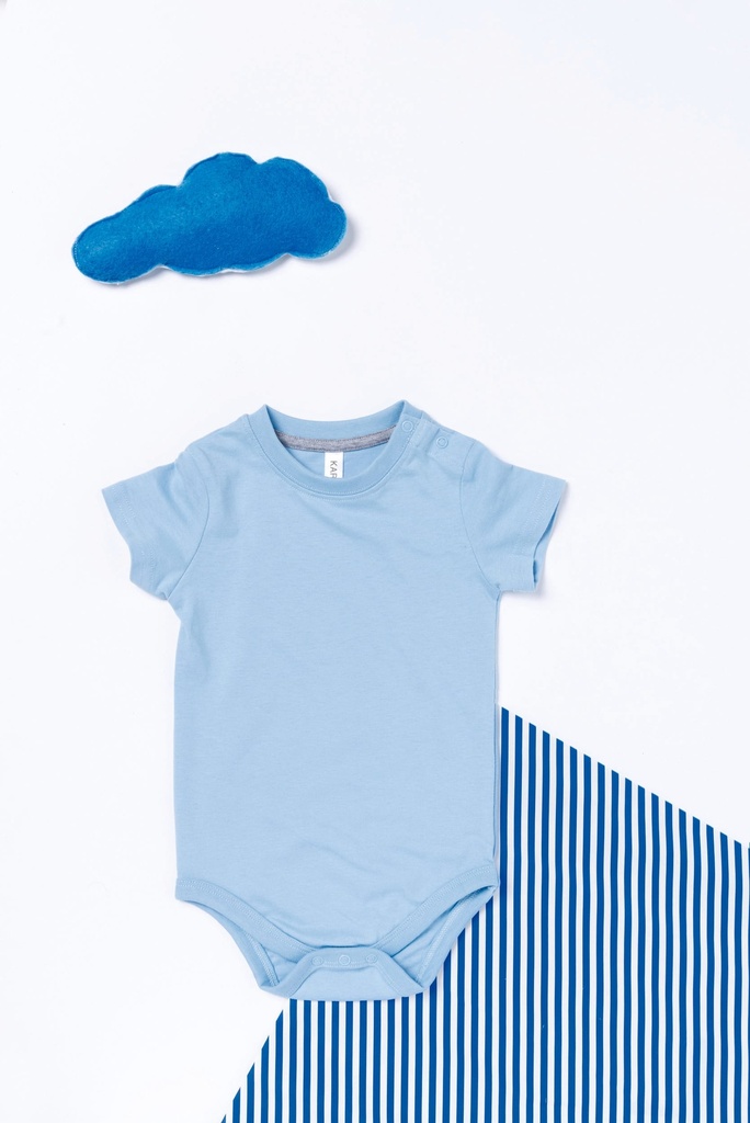 [K831-Black-3m] Body manches courtes bébé (K831) (Black, 3m)