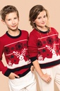Pullover col rond de Noël enfant (K9012)