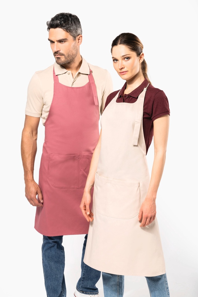 Tablier coton avec poche (K885)