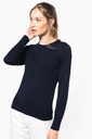 Pull col rond femme (K968)