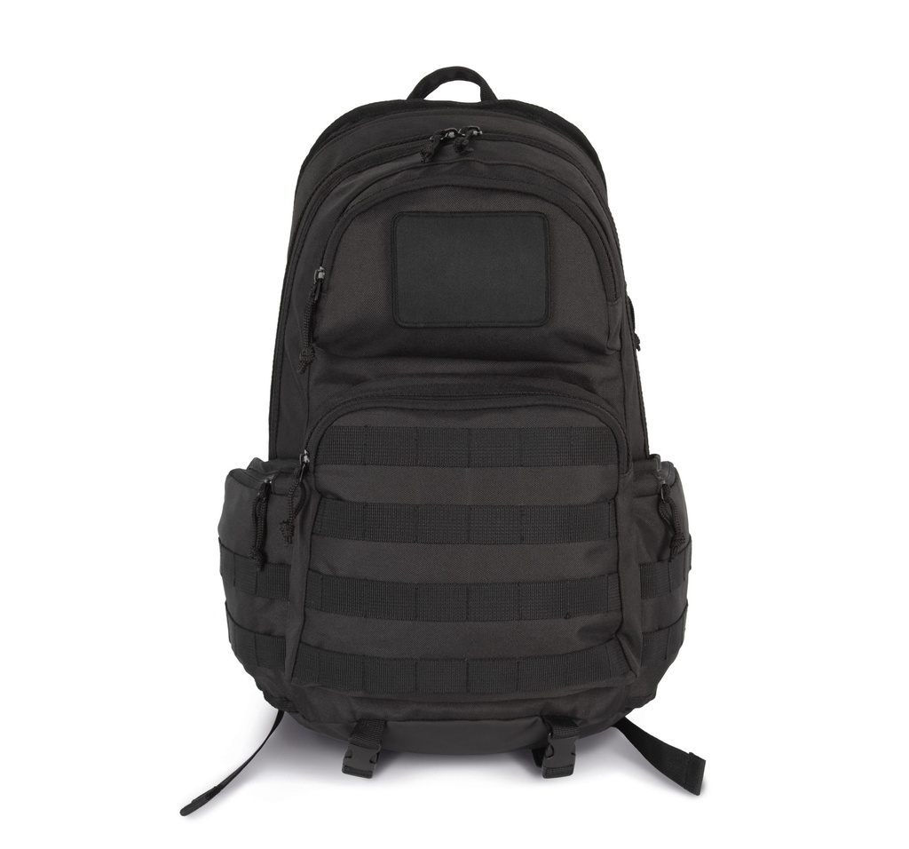 [KI0179-Black-One size] Sac à dos tactique MOLLE, style urbain (KI0179)