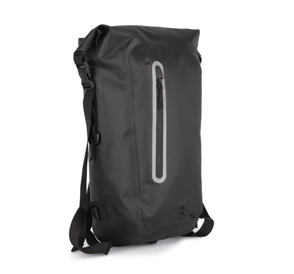 [KI0188-Black-One size] Sac à dos résistant à l’eau avec compartiment pour casque (KI0188)