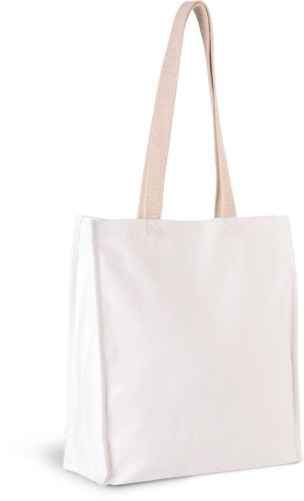 [KI0251-Black-One size] Sac cabas avec soufflet (KI0251) (Black)