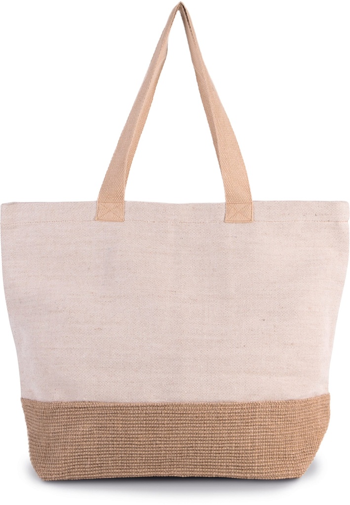Sac de shopping fourre-tout esprit rustique (KI0258)