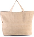 Grand sac de shopping fourre-tout esprit rustique (KI0260)