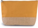 Pochette en toiles de coton et jute (KI0276)