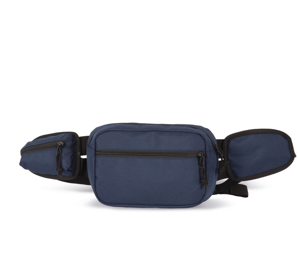 Sac banane recyclé grand format avec pochette latérale (KI0371)