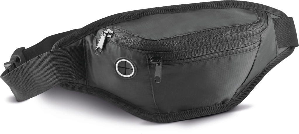 [KI0332-Black-One size] Sac de ceinture / banane (KI0332)