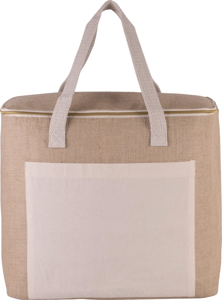 Sac isotherme en jute - grand modèle (KI0354)