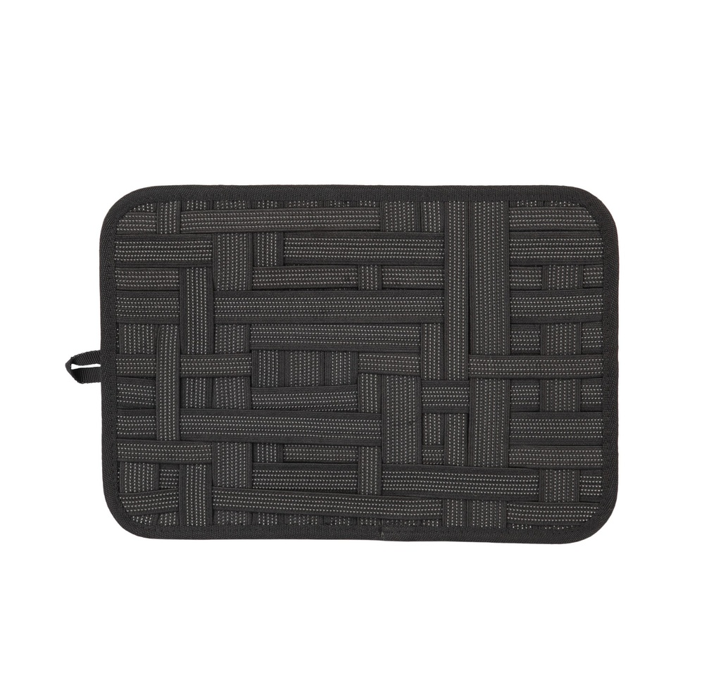 [KI0517-Black-One size] Tablette organiseur porte-câbles et accessoires (KI0517)