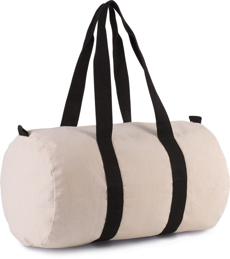 [KI0632-Black-One size] Sac fourre-tout en toile de coton (KI0632) (Black)