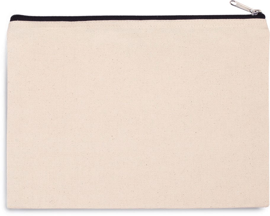 Pochette en coton canvas - grand modèle (KI0722)
