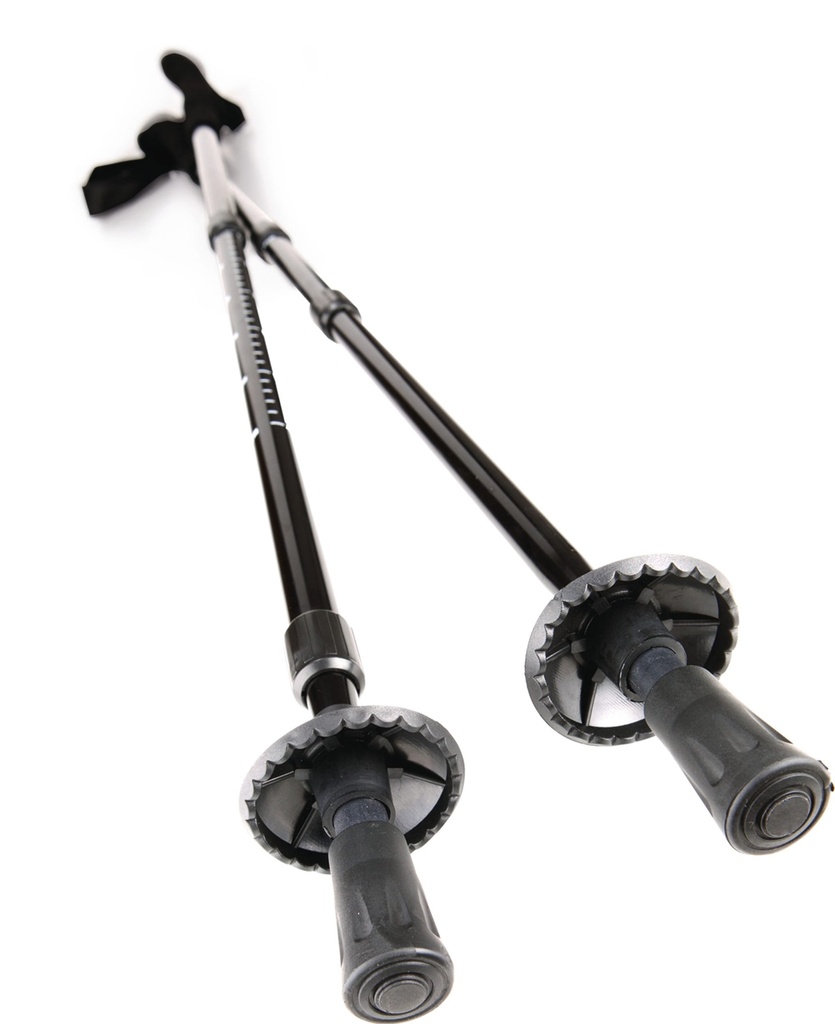 [KI3001-Black-One size] Bâton de trekking (KI3001)