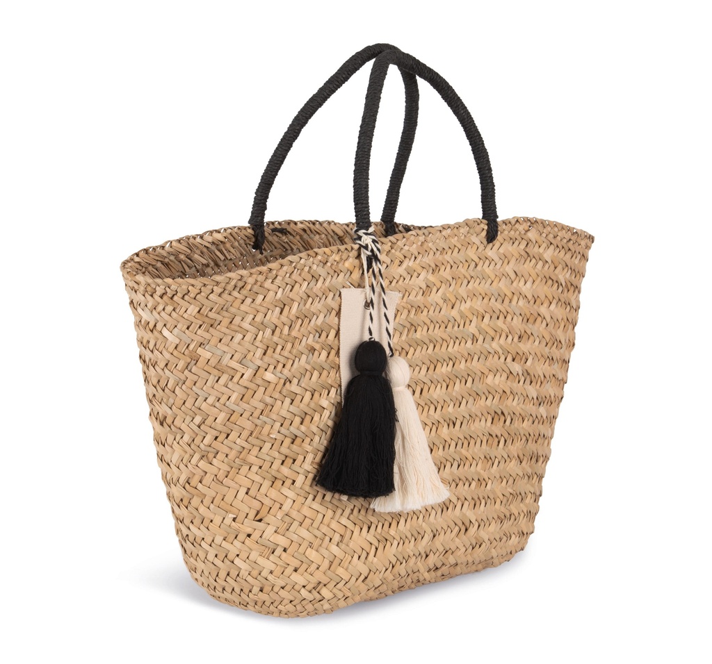 Panier shopping en paille (KI5225)