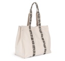 Grand sac shopping recyclé à soufflet (KINS114)
