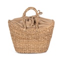 Sac panier demi-lune en jonc de mer (KINS137)
