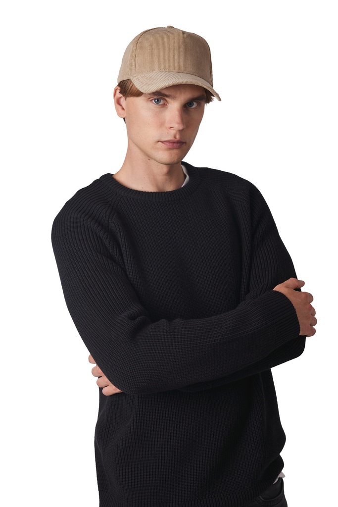 [KP212-Tan brown-One size] Casquette en velours - 5 panneaux (KP212)