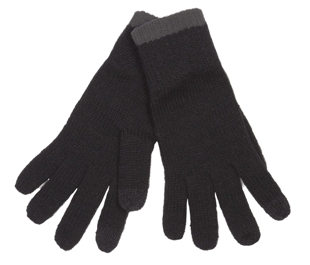 [KP425-Black / dark grey-S/m] Gants compatibles écran tactile (KP425) (Black / dark grey, S/m)