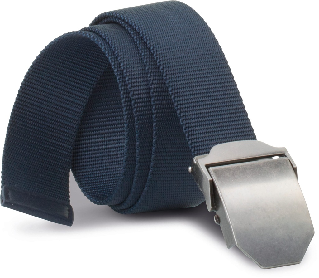 [KP813-Black-One size] Ceinture à boucle en métal (KP813) (Black)