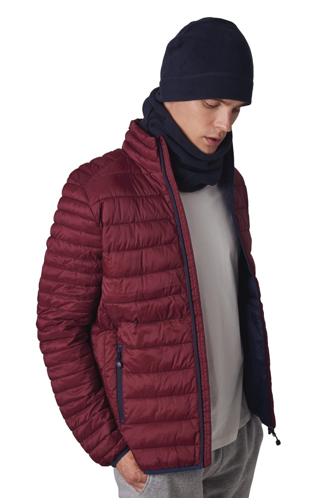 [KP885-Black-S/m] Tour de cou recyclé micropolaire (KP885) (Black, S/m)