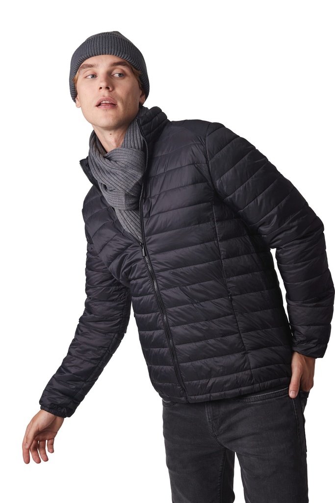 [KP957-Black-One size] Écharpe à maille côtelée (KP957) (Black)