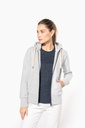 Sweat-shirt vintage zippé à capuche femme (KV2307)