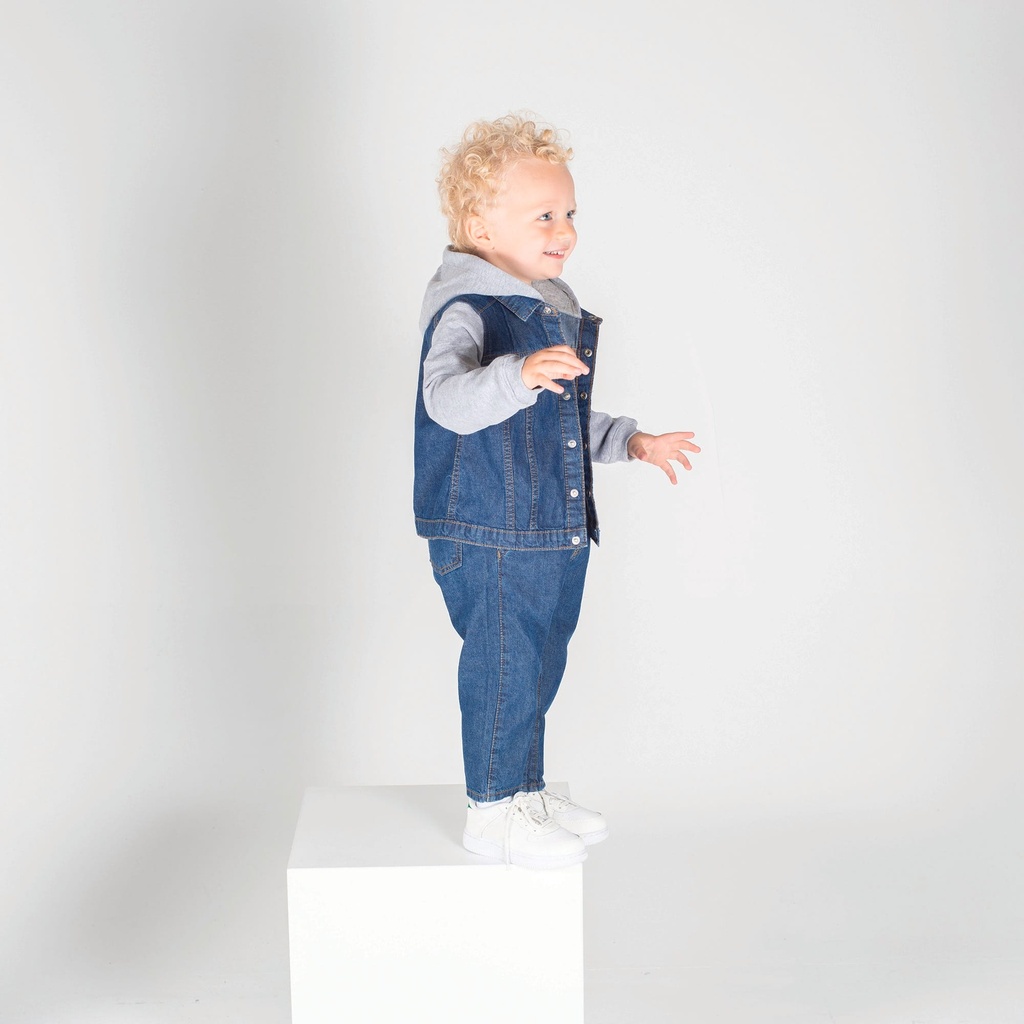 Veste en jean à capuche enfant (LW750)