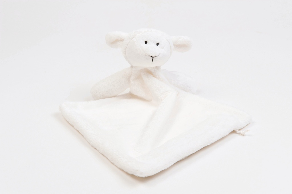 [MM019-Cream-One size] Doudou plat agneau (MM019)