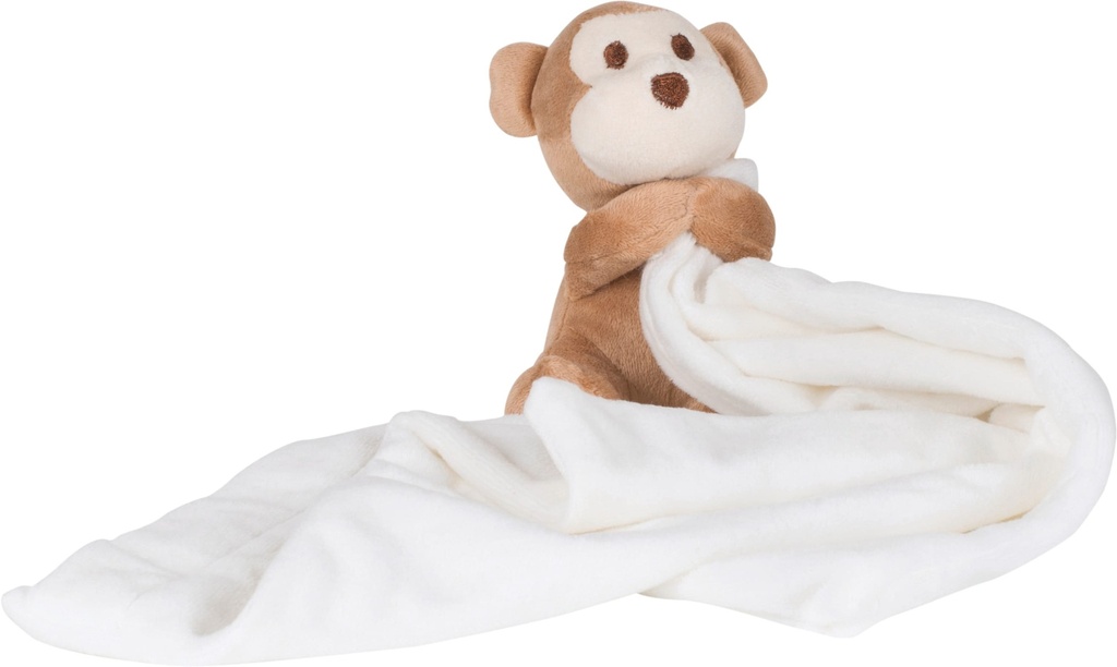 [MM020-Cream-One size] Doudou plat singe (MM020)