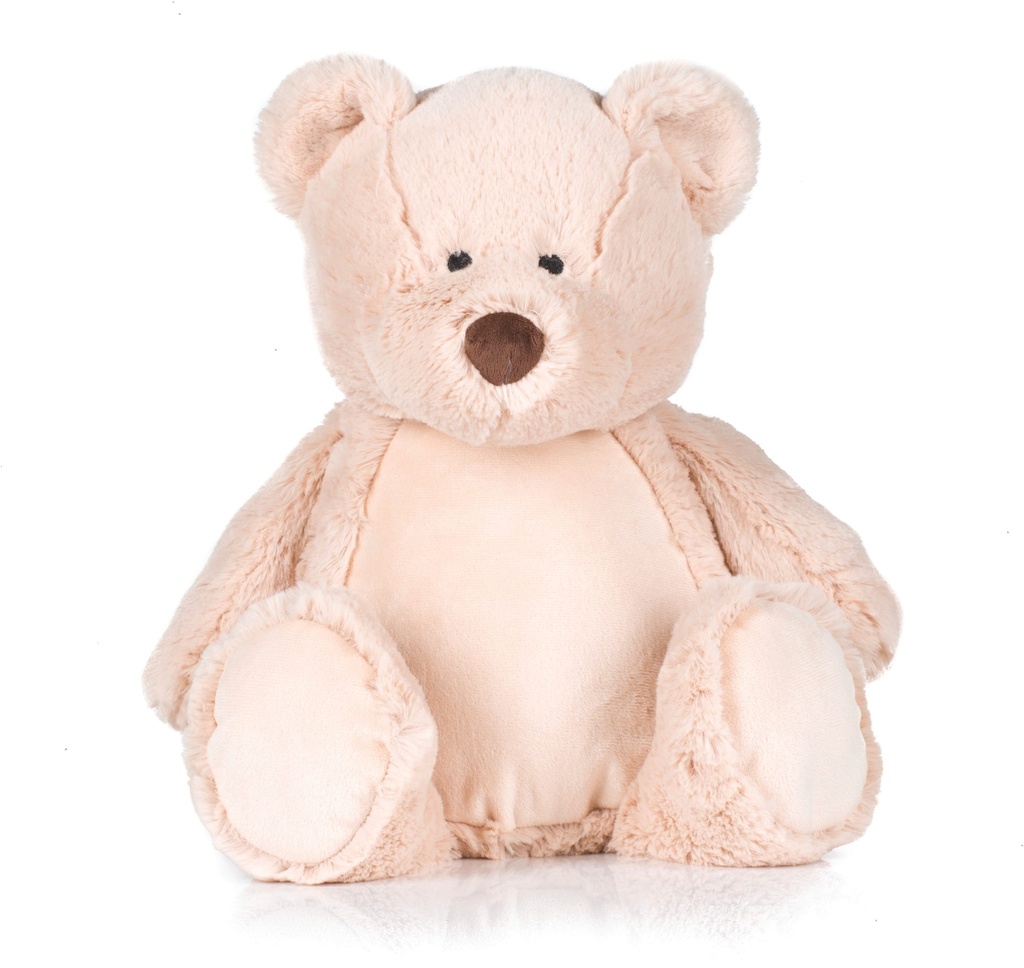 [MM051-Mid brown-One size] Peluche zippée Ours (MM051)