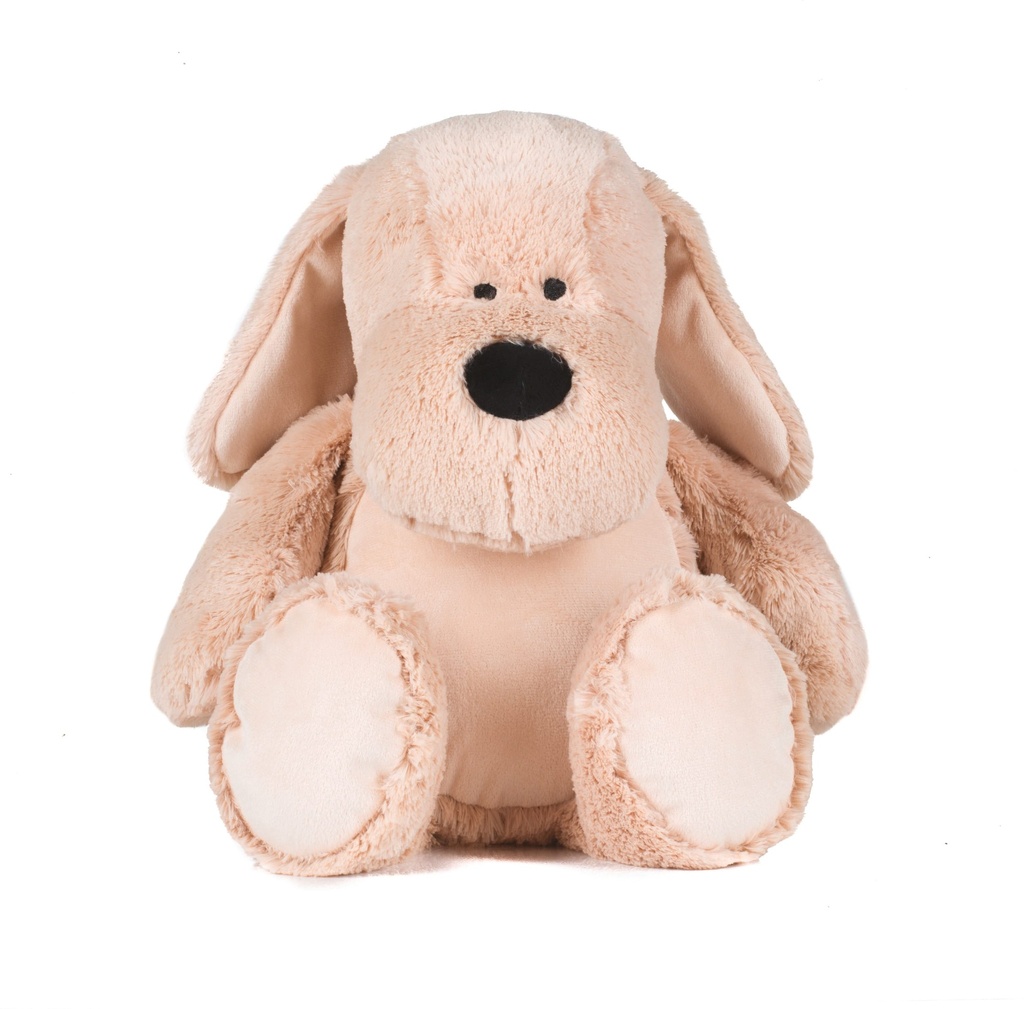 [MM052-Mid brown-One size] Peluche zippée Chien (MM052)