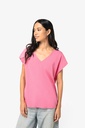 T-shirt écoresponsable loose à col V femme (NS312)