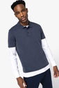 Polo écoresponsable délavé en jersey homme (NS201)