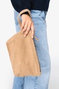 Pochette écoresponsable délavée en velours côtelé (NS134)