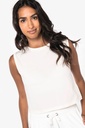 T-shirt écoresponsable  crop sans manche femme (NS342)