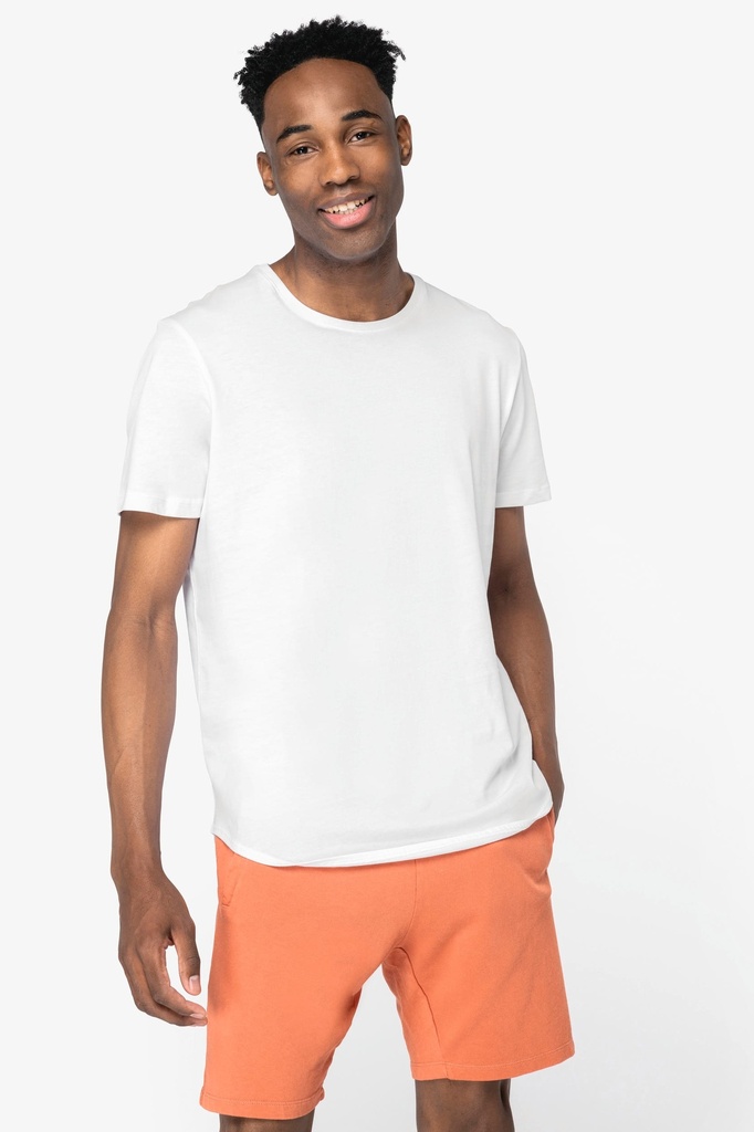 T-shirt écoresponsable bas arrondi homme (NS331)