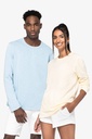 Sweat-shirt écoresponsable à col rond délavé French Terry unisexe (NS418)