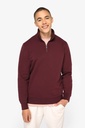 Sweat-shirt écoresponsable à col montant zippé homme (NS428)