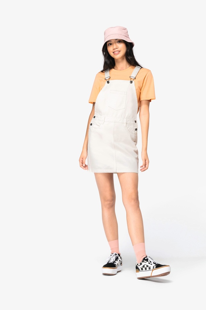 [NS5010-Ivory-34 fr] Robe salopette écoresponsable femme (NS5010) (34 fr)