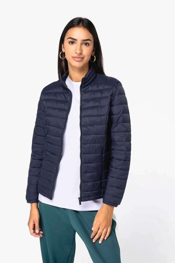 [NS6001-Black-S] Doudoune légère écoresponsable femme (NS6001) (Black, S)